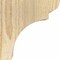Ekena Millwork Yorktown Rough Sawn Corbel, Douglas Fir, 6"W x 6"D x 6"H COR06X06X06YOR00RDF - alternate 3